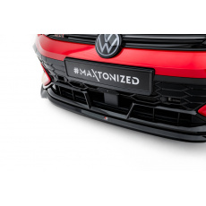 Maxton Design spoiler pod přední nárazník ver.4 pro Volkswagen Golf GTI Mk8 Facelift, černý lesklý plast ABS, Clubsport Maxton Design spoiler pod přední nárazník ver.4 pro Volkswagen Golf GTI Mk8 Facelift, černý lesklý plast ABS, Clubsport