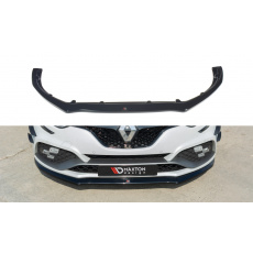 Maxton Design spoiler pod přední nárazník ver.2 pro Renault Megane RS Mk4, černý lesklý plast ABS