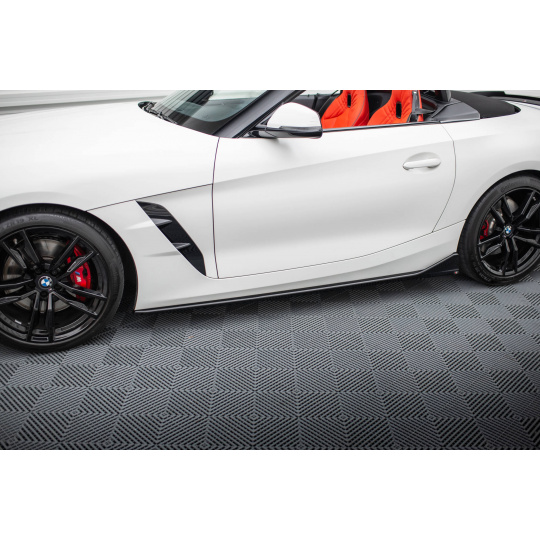 Maxton Design difuzory pod boční prahy pro BMW Z4 G29 Facelift, černý lesklý plast ABS, M40i / M-Pack