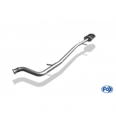 Fox Sportauspuff přední díl s tlumičem pro Peugeot 406 406 Limousine, Coupe s motorem 2.0