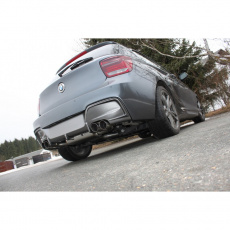 Fox Sportauspuff koncový tlumič výfuku s koncovkou 2x80 Typ 14 na obou stranách pro BMW řada 1 F20, F21 s motorem 3.0