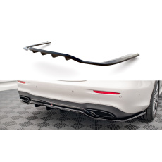 Maxton Design středový spoiler pod zadní nárazník s žebrováním pro Mercedes třída E W213 FL/AMG-Line/Sedan, Carbon-Look Maxton Design středový spoiler pod zadní nárazník s žebrováním pro Mercedes třída E W213 FL/AMG-Line/Sedan, Carbon-Look