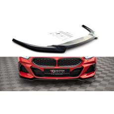 Maxton Design spoiler pod přední nárazník ver.2 pro BMW Z4 G29 /M-Pack, černý lesklý plast ABS