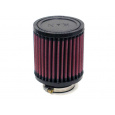 K&N univerzální kulatý filtr se vstupem 52 mm a výškou 102 mm, gumový vrchlík
