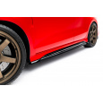 Maxton Design difuzory pod boční prahy pro Audi RS3 8Y, 8Y Facelift, černý lesklý plast ABS, Sedan