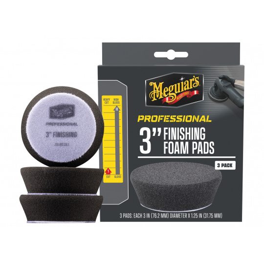 Meguiar's Professional Finishing Foam Pad - pěnové finišovací kotouče, průměr: 3", 3 kusy Meguiar's Professional Finishing Foam Pad - pěnové finišovací kotouče, průměr: 3", 3 kusy