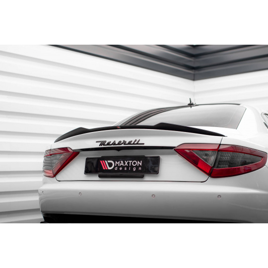 Maxton Design prodloužení spoileru pro Maserati Granturismo S Mk1, černý lesklý plast ABS