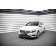 Maxton Design spoiler pod přední nárazník pro Mercedes třída A W176/Standard, černý lesklý plast ABS