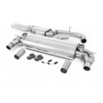 Milltek sport ValveSonic výfukový systém cat-back bez rezonátoru pro Audi RS3 Sedan 400PS (8V MQB) - bez OPF/GPF 2017-2024, typ koncovek: oválné titanové
