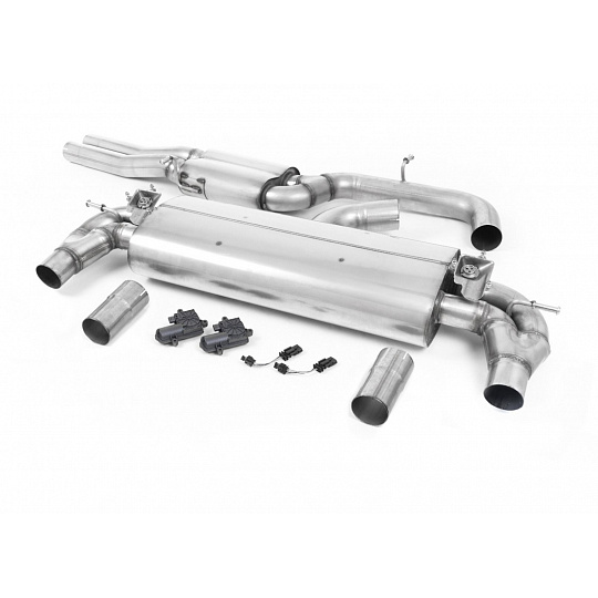 Milltek sport ValveSonic výfukový systém cat-back bez rezonátoru pro Audi RS3 Sedan 400PS (8V MQB) - bez OPF/GPF 2017-2024, typ koncovek: oválné titanové Milltek sport ValveSonic výfukový systém cat-back bez rezonátoru pro Audi RS3 Sedan 400PS (8V MQB) - bez OPF/GPF 2017-2024, typ koncovek: oválné titanové