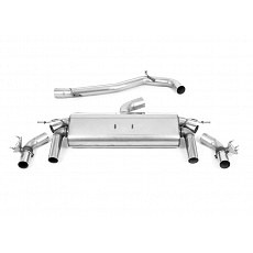 Milltek Sport výfukový systém cat-back GPF Back - bez rezonátoru (hlasitější) pro Volkswagen T-roc R 2.0TSI 300ps (MQB EVO modely s OPF/GPF) 2023-2024, typ koncovek: GT-100 černé