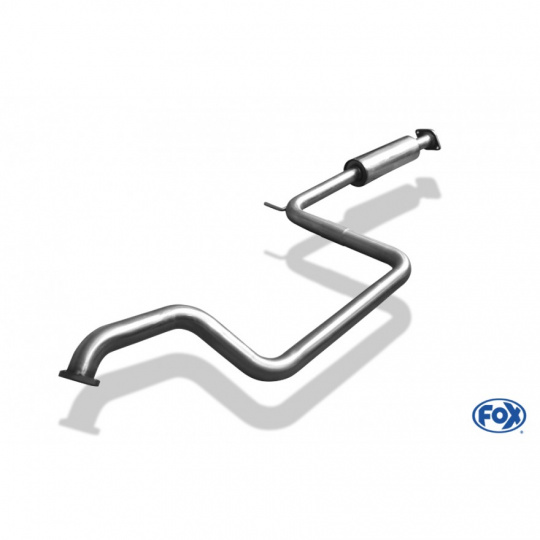Fox Sportauspuff přední díl s tlumičem pro Nissan Almera N15 s motorem 1.4, 1.6, 2.0, 2.0 D