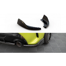Maxton Design boční difuzory pod zadní nárazník ver. 12 pro BMW řada 1 F40, černý lesklý plast ABS, M-Pack / M135i