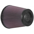 K&N univerzální kulatý zkosený filtr se vstupem 114 mm a výškou 152 mm, karbonový vrchlík