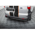 Maxton Design středový spoiler zadního nárazníku pro Ford Transit Courier Mk1, černý lesklý plast ABS