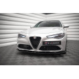 Maxton Design spoiler pod přední nárazník pro Alfa Romeo Giulia Sport, černý lesklý plast ABS
