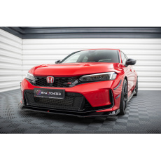 Maxton Design spoiler pod přední nárazník pro Honda Civic Mk11 Type-R, černý lesklý plast ABS