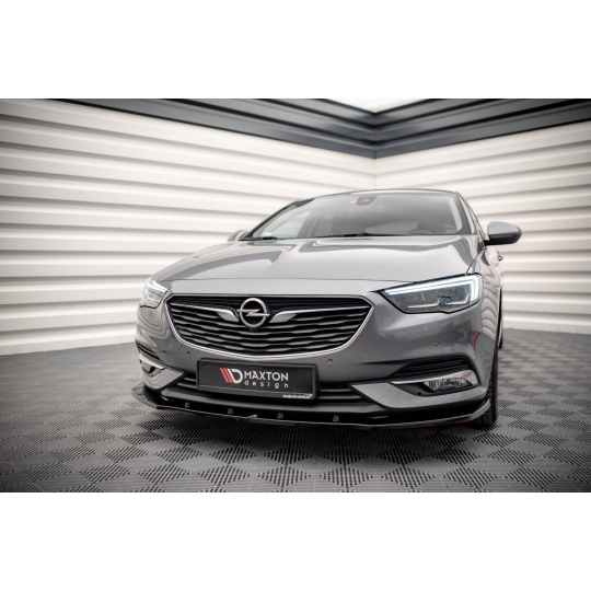 Maxton Design spoiler pod přední nárazník pro Opel Insignia Mk2, černý lesklý plast ABS
