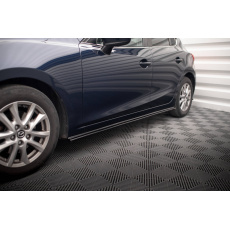 Maxton Design difuzory pod boční prahy pro Mazda 3 Mk3, Mk3 Facelift, černý lesklý plast ABS Maxton Design difuzory pod boční prahy pro Mazda 3 Mk3, Mk3 Facelift, černý lesklý plast ABS