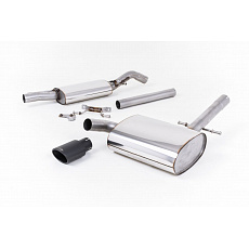 Milltek Sport výfukový systém cat-back s rezonátorem (tišší) pro Volkswagen Corrado G60 1.8 1988-1991, typ koncovek: černé Milltek Sport výfukový systém cat-back s rezonátorem (tišší) pro Volkswagen Corrado G60 1.8 1988-1991, typ koncovek: černé