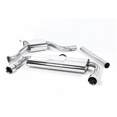 Milltek Sport homologovaný výfuk cat-back E-Mark System pro Volkswagen Golf MK7 GTi (vč. GTi Performance Pack, Clubsport/Clubsport S) 2013-2016, typ koncovek: GT-100 leštěné