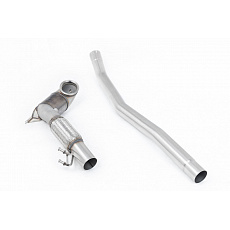 Milltek Sport downpipe a Hi-Flow sportovní katalyzátor V2 Large Bore Downpipe with 200CPSI Race Cat (104mm to 80mm) pro Volkswagen Arteon 2.0TSI 280PS 4Motion (North American bez klapek/Downturn Tips) 2022-2024, pouze pro Milltek Sport cat-back systé Milltek Sport downpipe a Hi-Flow sportovní katalyzátor V2 Large Bore Downpipe with 200CPSI Race Cat (104mm to 80mm) pro Volkswagen Arteon 2.0TSI 280PS 4Motion (North American bez klapek/Downturn Tips) 2022-2024, pouze pro Milltek Sport cat-back systé