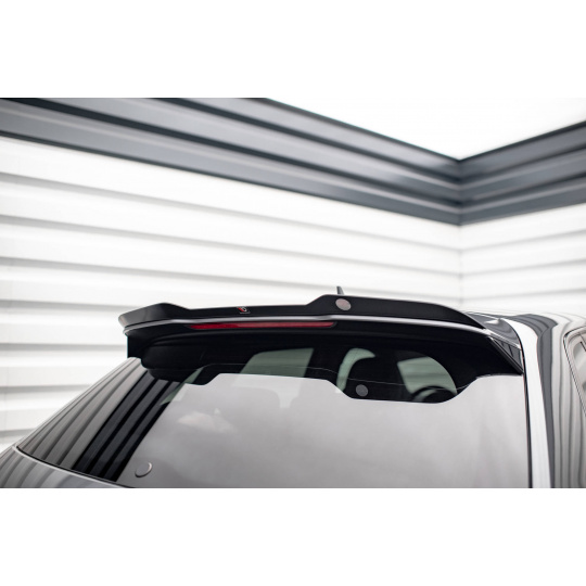 Maxton Design prodloužení spoileru pro Audi S3 8V FL, černý lesklý plast ABS, Sportback