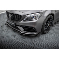 Maxton Design rohové spoilery pod přední nárazník pro Mercedes třída C W205 Facelift/63 AMG/Sedan/Estate, černý lesklý plast ABS Maxton Design rohové spoilery pod přední nárazník pro Mercedes třída C W205 Facelift/63 AMG/Sedan/Estate, černý lesklý plast ABS