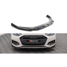 Maxton Design spoiler pod přední nárazník pro Audi A4 B9 FL, černý lesklý plast ABS Maxton Design spoiler pod přední nárazník pro Audi A4 B9 FL, černý lesklý plast ABS