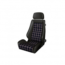 Sportovní sedačka RECARO Classic LX, černá kůže/karo