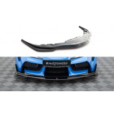 Maxton Design spoiler pod přední nárazník ver.1 pro Toyota Supra Mk5, černý lesklý plast ABS Maxton Design spoiler pod přední nárazník ver.1 pro Toyota Supra Mk5, černý lesklý plast ABS