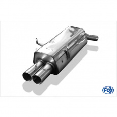 Fox Sportauspuff koncový tlumič výfuku s koncovkou 2x76 Typ 10 pro BMW řada 3 E36 s motorem 1.6, 1.8, 2.0, 2.5, 2.8