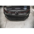 Maxton Design spoiler pod přední nárazník pro Volkswagen Golf GTI TCR Mk7 Facelift, červený lesklý plast ABS