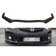 Maxton Design spoiler pod přední nárazník pro Honda Accord Mk8 Type-S, černý lesklý plast ABS