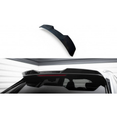 Maxton Design horní prodloužení spoileru 3d pro Audi Q8 Mk 1, černý lesklý plast ABS, S-Line