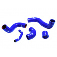 Samco Sport 5-dílná sada silikonových hadic pro vedení vzduchu k turbu pro Suzuki Swift ZC33S 9/2017 - on 1.4l Turbo (K14C), barva: modrá