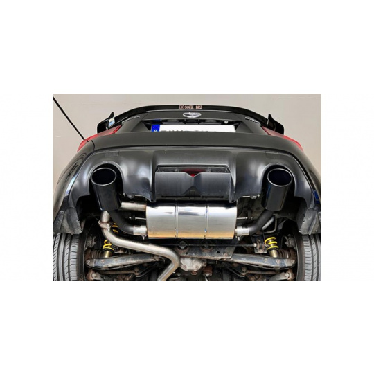 Fox Sportauspuff koncový tlumič výfuku s koncovkou 129x106 Typ 32 černá na obou stranách pro Subaru BRZ 2012- s motorem 2.0 Fox Sportauspuff koncový tlumič výfuku s koncovkou 129x106 Typ 32 černá na obou stranách pro Subaru BRZ 2012- s motorem 2.0