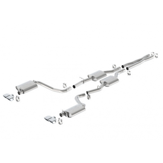 Borla Cat-Back výfukový systém "ATAK" pro Dodge Challenger R/T 5,7l bez MDS, RWD, 2-dvéř., r.v. od 15-20