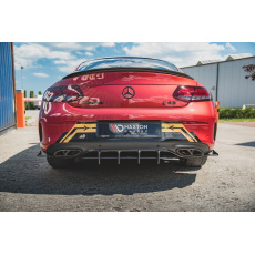 Maxton Design "Racing durability" zadní difuzor pro Mercedes třída C W205/C43 AMG Coupe, plast ABS bez povrchové úpravy