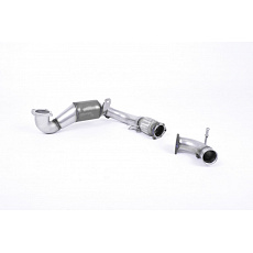 Milltek Sport litinový downpipe s Race katalyzátorem pro Ford Fiesta Mk8 1.0T EcoBoost ST-Line 3/5-dvéř. (bez OPF/GPF) 2017-2019, pouze pro OE Cat Back systém