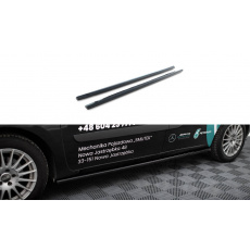 Maxton Design difuzory pod boční prahy pro Mercedes Citan Mk1, černý lesklý plast ABS