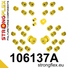 106137A: Strongflex Kompletní sada polyuretanových silentbloků pro zavěšení varianta SPORT 106137A: Strongflex Kompletní sada polyuretanových silentbloků pro zavěšení varianta SPORT