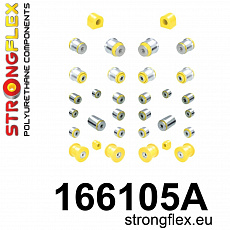 166105A: Strongflex Kompletní sada silentbloků pro zavěšení varianta SPORT