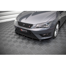 Maxton Design spoiler pod přední nárazník pro Seat Leon Cupra Mk3, černý lesklý plast ABS, Sportstourer Maxton Design spoiler pod přední nárazník pro Seat Leon Cupra Mk3, černý lesklý plast ABS, Sportstourer