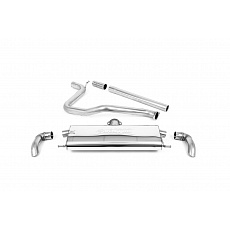 Milltek Sport výfukový systém OPF/GPF Back bez rezonátoru (hlasitější) pro Seat Leon FR 1.5 eTSI Mk4 Hatch (s OPF/GPF) 2020-2024, skryté koncovky