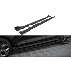 Maxton Design "Racing durability" difuzory pod boční prahy s křidélky pro Ford Fiesta, Fiesta ST Mk8, plast ABS bez povrchové úpravy, s červenou linkou Maxton Design "Racing durability" difuzory pod boční prahy s křidélky pro Ford Fiesta, Fiesta ST Mk8, plast ABS bez povrchové úpravy, s červenou linkou