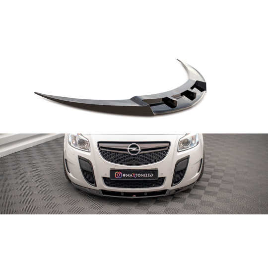 Maxton Design spoiler pod přední nárazník pro Opel Insignia OPC Mk1, černý lesklý plast ABS
