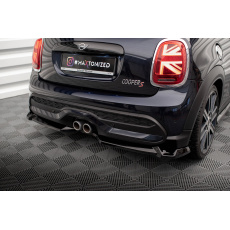 Maxton Design středový spoiler zadního nárazníku pro Mini Cooper F56 Facelift, černý lesklý plast ABS