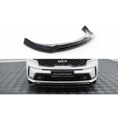 Maxton Design spoiler pod přední nárazník pro Kia Sorento Mk4, černý lesklý plast ABS