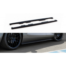 Maxton Design difuzory pod boční prahy pro Mercedes AMG GT C190, černý lesklý plast ABS